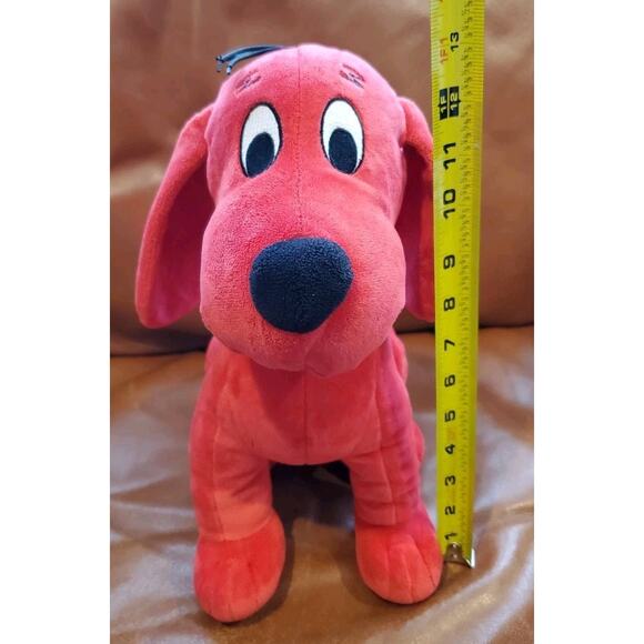 13 Inch Kohl's Cares Clifford The Big Red Dog Stuffed Plush Embroidered Eyes - Picture 9 of 10